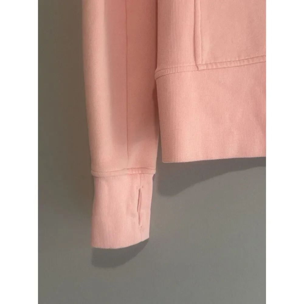 Lululemon Scuba Full Zip Hoodie Jacket Strawberry Milkshake Athletic Thumbhole 6 - Picture 8 of 16